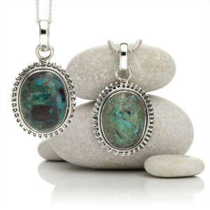 Krysokolla - Sølvanheng Krysokolla - Sølvanheng