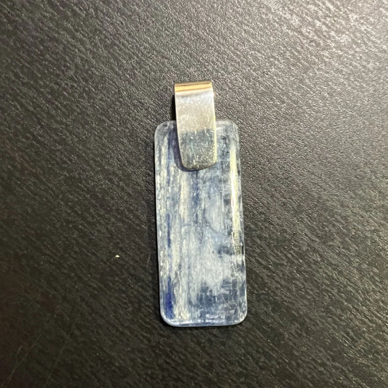 Blå kyanitt - Sølvanheng