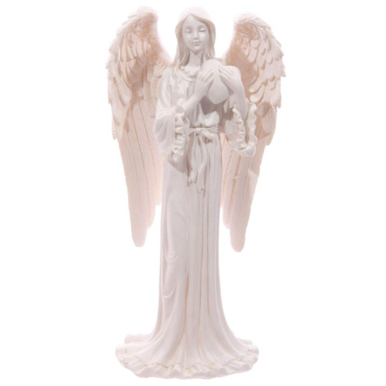 White Standing Angel  - 20cm