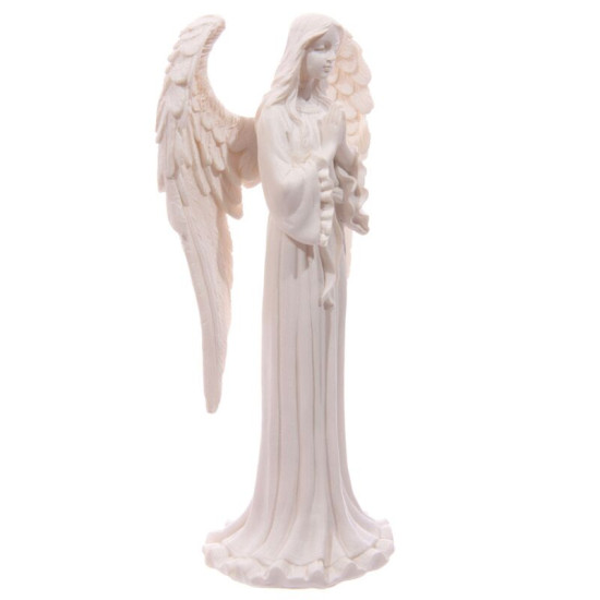 White Standing Angel  - 20cm