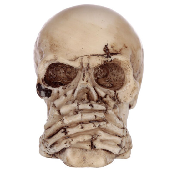 Ikke hørt, ikke sett, ikke sagt - Sett med 3 hodeskaller