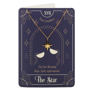 Kort med halskjede - The Star Tarot 