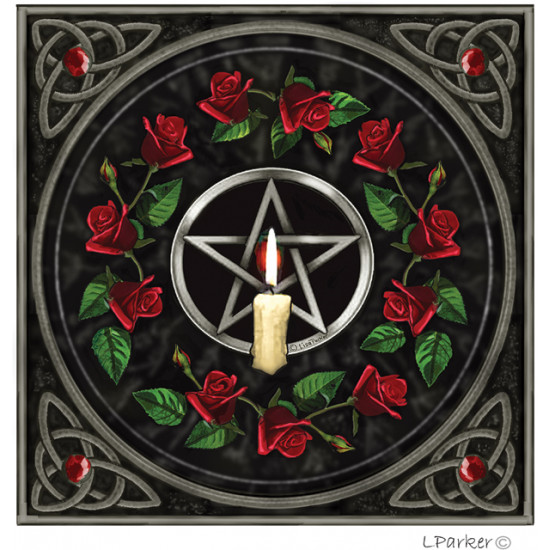  Lisa Parker - Pentagram and candle - Kort