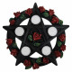 Pentagram med roser - Telysholder - Ekstra stor