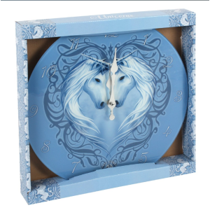 Unicorn Heart - Glass - Veggklokke Unicorn Heart - Glass - Veggklokke