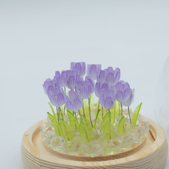 Tulipan - Lilla - Ledlys