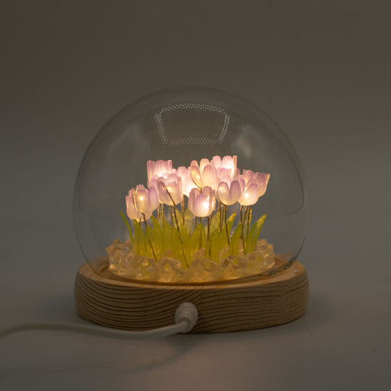 Tulipan - Lilla - Ledlys