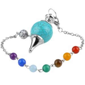 SUNYIK-7-Chakra-Beads-Healing-Reiki-Dowsing-Divination-Gem-Stone-Crystal-Stone-Point-Pendulum