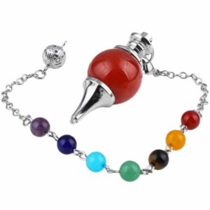 SUNYIK-7-Chakra-Beads-Healing-Reiki-Dowsing-Divination-Gem-Stone-Crystal-Stone-Point-Pendulum