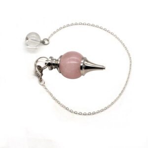 9-colors-Dowsing-Pendulum-Necklace-Multi-Gem-stone-Ball-Shape-Pendant-Reiki-Chakra-Healing-Charms-Necklace