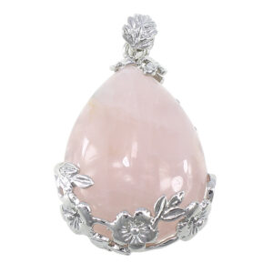 Wholesale-Natural-Crystal-Stone-Quartz-Pendant-Semi-precious-Water-Drop-Bead-Natural-Red-Pendant-women-Necklaces