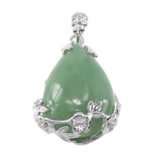 Wholesale-Natural-Crystal-Stone-Quartz-Pendant-Semi-precious-Water-Drop-Bead-Natural-Red-Pendant-women-Necklaces