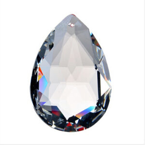 Free-Shipping-5pcs-Bauhinia-Clear-Art-Glass-Drops-Chandelier-Pendant-Lamp-Hanging-Prisms-Multi-Faceted-Beads