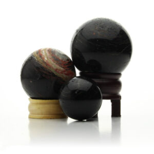 Black tourmaline spheres - 62cm (002)