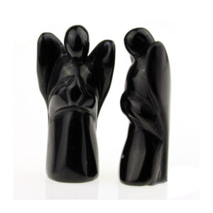 Obsidian Carved Angel (002)