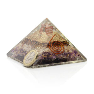 Multi-mineral Orgonite Pyramid - model 2_02 (002)