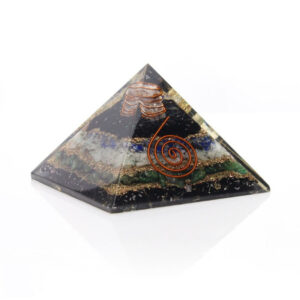Multi-mineral Orgonite Pyramid - model 3_01 (003)