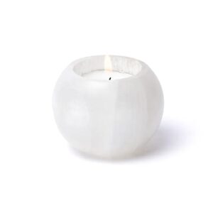 Selenite sphere tealight holder_02