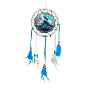 Spirit of the Wolf Pack Dreamcatcher 16cm_01