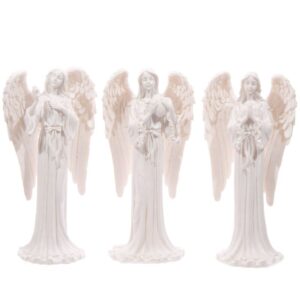 White Standing Angel Figurine_01