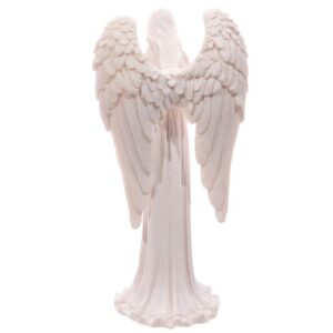 White Standing Angel Figurine_08