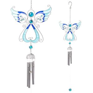 Wind chime angel blue_01