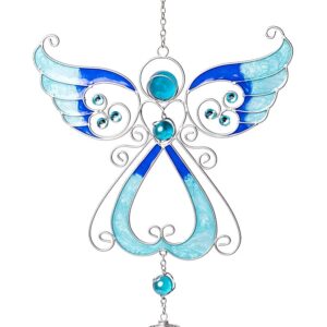 Wind chime angel blue_02